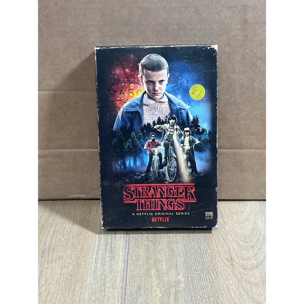 Stranger Things Season 1 Blu-ray DVD Target Exclusive VHS Style Box Set Poster